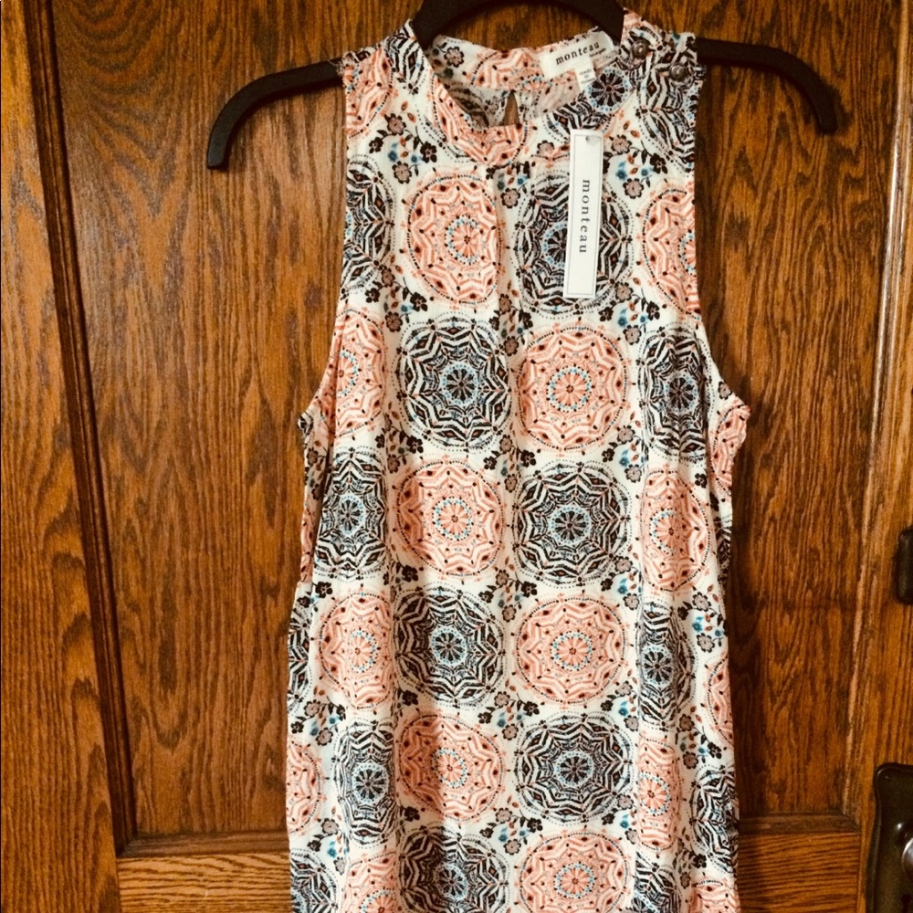 Sleeveless swing dress